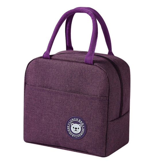 LB01 Insulated Portable Lunch Bag - Purple