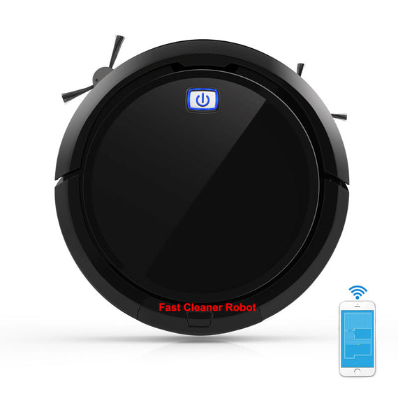 مكنسة كهربائية ذكية - أسود