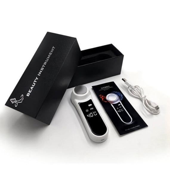 جهاز مساج تجميل الوجه ايون - اسود 