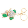 Fashional Jewelry Hollow Shinning Rhinestone Aureate Koala Pendant Key Ring Key Chain