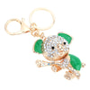 Fashional Jewelry Hollow Shinning Rhinestone Aureate Koala Pendant Key Ring Key Chain