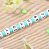100% Food Grade Cute Silicone BPA Free Pacifier Clip Holder Chain Soft Beads for Teething Teether Chew Nursing Soothing Jewelry Toy Baby Boys Girls Toddler Gift