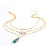 New Fahion Hot Multilayer Gold Plated Statement Necklace Choker Pendant Jewelry for Women Gift Girls