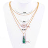 New Fahion Hot Multilayer Gold Plated Statement Necklace Choker Pendant Jewelry for Women Gift Girls