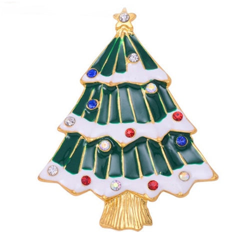 موضة جديدة مشرقة حجر الراين كريستال بروش طوق كليب دبوس الملابس الإكسسوارات والمجوهرات وشاح مشبك لعطلة حفلة هدية عيد الميلاد