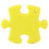 100% Food Grade Silicone Hand Held Irregular Jigsaw Puzzle Autism Awareness Teether Teething Pendant for Necklace Chew Baby Toddler Nursing Jewelry Toy Mom to Wear BPA Free DIY