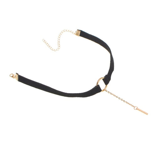 إكسسوارات الموضة قلادة معدنية مطلية بالفضة قلادة جلدية دائرية لعشاق الزوجين