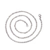 Euramerican Retro Small Round Stainless Steel Pendant Necklace Key Chain Key Ring for Women Jewelry