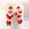 Handmade Cute Snowman Ear Studs