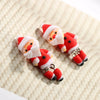 Handmade Cute Snowman Ear Studs