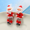 Handmade Cute Snowman Ear Studs