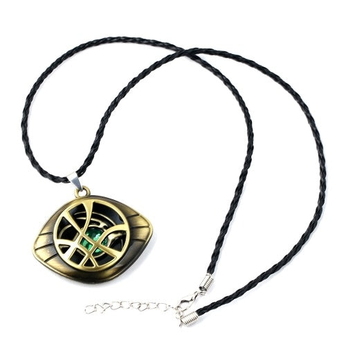 دكتور غريب قلادة عين من agamotto زي الحجر الحجر قلادة رائعة الزخرفة قلادة الرجعية