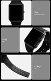 SKMEI 1526 Smart Watch  BT 4.0 Heart Rate Blood Pressure Blood Oxygen Sleep Monitoring Smart Timer