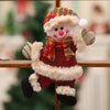 Christmas Ornament Snowman Cloth Doll