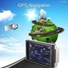 شاشة لمس عالية الدقة مقاس 7 بوصات تعمل بنظام Android 5.1 و2 Din ونظام تحديد المواقع العالمي (GPS).
