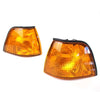 Corner Light Lens Replacement Yellow Amber Indicator Lamp Fit For Side Corner Signal Light Fit For BMW E36 3 Series 1992-1998