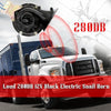 بصوت عال 280DB 12V أسود كهربائي الحلزون القرن الهواء القرن الهائج الصوت لسيارة دراجة نارية شاحنة قارب