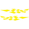 1Pair Car Stickers Racing Sports Stripe Grid Auto Side Body Decals