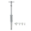 Slide Hammer T Bar Puller Tool Car Dent Remover Repair Puller with 4Pcs Aluminum Tabs