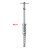 Slide Hammer T Bar Puller Tool Car Dent Remover Repair Puller with 4Pcs Aluminum Tabs