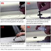 Slide Hammer T Bar Puller Tool Car Dent Remover Repair Puller with 4Pcs Aluminum Tabs