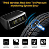 نظام مراقبة ضغط الإطارات TPMS Solar Wireless و USB نظام الكشف عن شحن USB مع 4 أجهزة استشعار داخلية