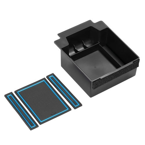 سيارة مركز وحدة التحكم المنظم حاويات المضادة للانزلاق حصيرة صندوق تخزين صندوق حامل لمقعد Ateca 2017-2019