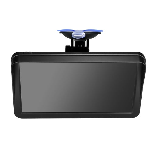 جهاز ملاحي محمول بشاشة لمس عالية الدقة مقاس 9 بوصات ونظام ملاحة GPS سعة 8 جيجابايت وسعة 256 ميجابايت ومشغل صوت ستيريو للسيارة ونظام ترفيه متعدد الوسائط مع دعم خلفي + خريطة مجانية
