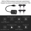 نظام إنذار لمراقبة ضغط الإطارات TPMS USB للسيارة/مراقبة ضغط الإطارات للملاحة بنظام Android/ناقل الحركة اللاسلكي TPMS 