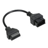 OBD-II 20pin إلى 16pin محول التشخيص محول تمديد كابل استبدال لكيا 20pin 30 سنتيمتر