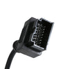 OBD-II 20pin إلى 16pin محول التشخيص محول تمديد كابل استبدال لكيا 20pin 30 سنتيمتر