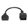 OBD-II 20pin إلى 16pin محول التشخيص محول تمديد كابل استبدال لكيا 20pin 30 سنتيمتر