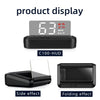 High Definition LED Stereo Imaging Display HUD Head-up Display Speedometer Car Diagnostic Tool OBDⅡ Fault Code Elimination Safe Driving Computer Overspeed Fault Alarm