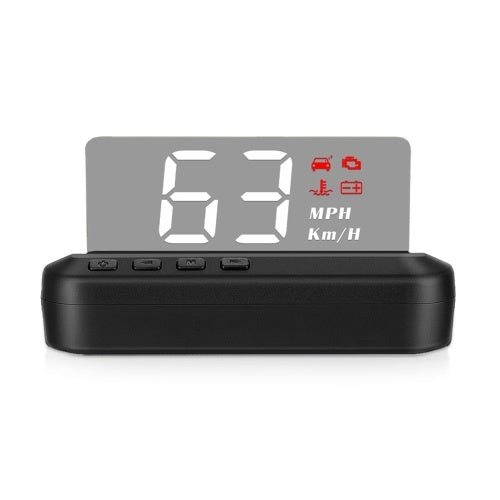 High Definition LED Stereo Imaging Display HUD Head-up Display Speedometer Car Diagnostic Tool OBDⅡ Fault Code Elimination Safe Driving Computer Overspeed Fault Alarm