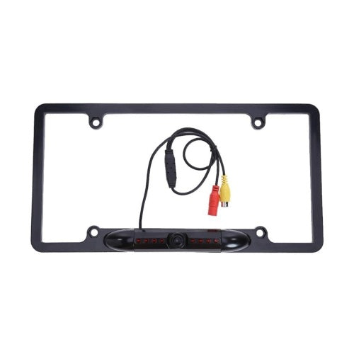 لوحة ترخيص إطار النسخ الاحتياطي الكاميرا الكاميرا الخلفية عرض الكاميرا مع 8 LED مشرق 170 درجة عرض زاوية عرض ليلا