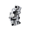 3/4-36 Spline X 3/4'' DD Smooth Chrome Universal Steering Shaft U-Joint Mustang II Power Rack