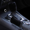 Fluffy Steering Wheel Cover Set, 3 pcs Winter Warm Steering Wheel Cover Handbrake Cover Gear Shift Cover, Universal Plush Non-Slip Interior Accessories