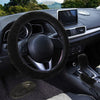 Fluffy Steering Wheel Cover Set, 3 pcs Winter Warm Steering Wheel Cover Handbrake Cover Gear Shift Cover, Universal Plush Non-Slip Interior Accessories
