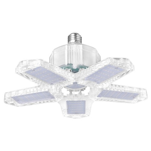 80W LED مصابيح المرآب 8000 مصابيح السقف مرآب لامعة مع 5 لوحات قابلة للتعديل