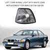 Left Turn Signal Light With White Lens Replacement For BMW E36 318i 328i M3