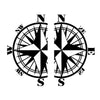 Universal Car Sticker Racing Car Body Side Roof Hood Decal Compass Black Blue Red Grey for All Cars Decal