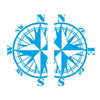 Universal Car Sticker Racing Car Body Side Roof Hood Decal Compass Black Blue Red Grey for All Cars Decal