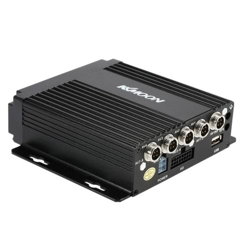 MINI Realtime SD Car Mobile DVR 4CH إدخال الفيديو/الصوت مع وحدة تحكم عن بعد Encrption