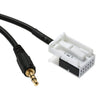 KKmoon Car AUX Input Mode Cable for iPod Phone MP3 3.5mm AUX-in Audio Music Adapter Cable for Audi VW Skoda