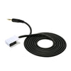 KKmoon Car AUX Input Mode Cable for iPod Phone MP3 3.5mm AUX-in Audio Music Adapter Cable for Audi VW Skoda