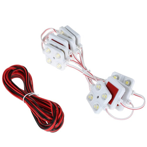 LED سيارة الإضاءة الداخلية مصباح مقاوم للماء داخل طقم إضاءة السقف ل RV فان قارب مقطورة مشرق الأبيض 12 فولت 10x4