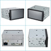 KKMOON 2 DIN HD SCREEN SCREEN STEREO PLAWER GPS MUNTIMPINGENT SYSTEM WIFI BT AM/FM Android 5.1