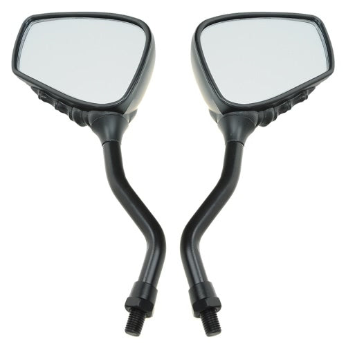 1 Pair Universal Motorcycle Aluminum Alloy Handlebar Skull Hand Pattern Ghost Claw Adjustable Rearview Side Glass Mirror Modified Accessories for Street Cars Scooters