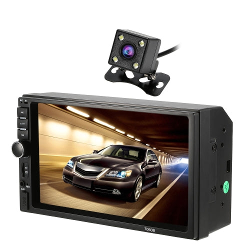 KKmoon 7 inch Car Video MP5 Player 2-din Car Radio BT FM Colorful Power Key