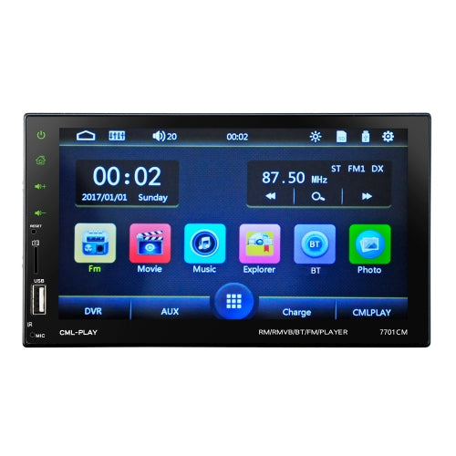 7inch Touch Screen 2 Din BT Car MP5 Player Car Radio Audio Stereo FM RDS with Camera Support Mirror  Link